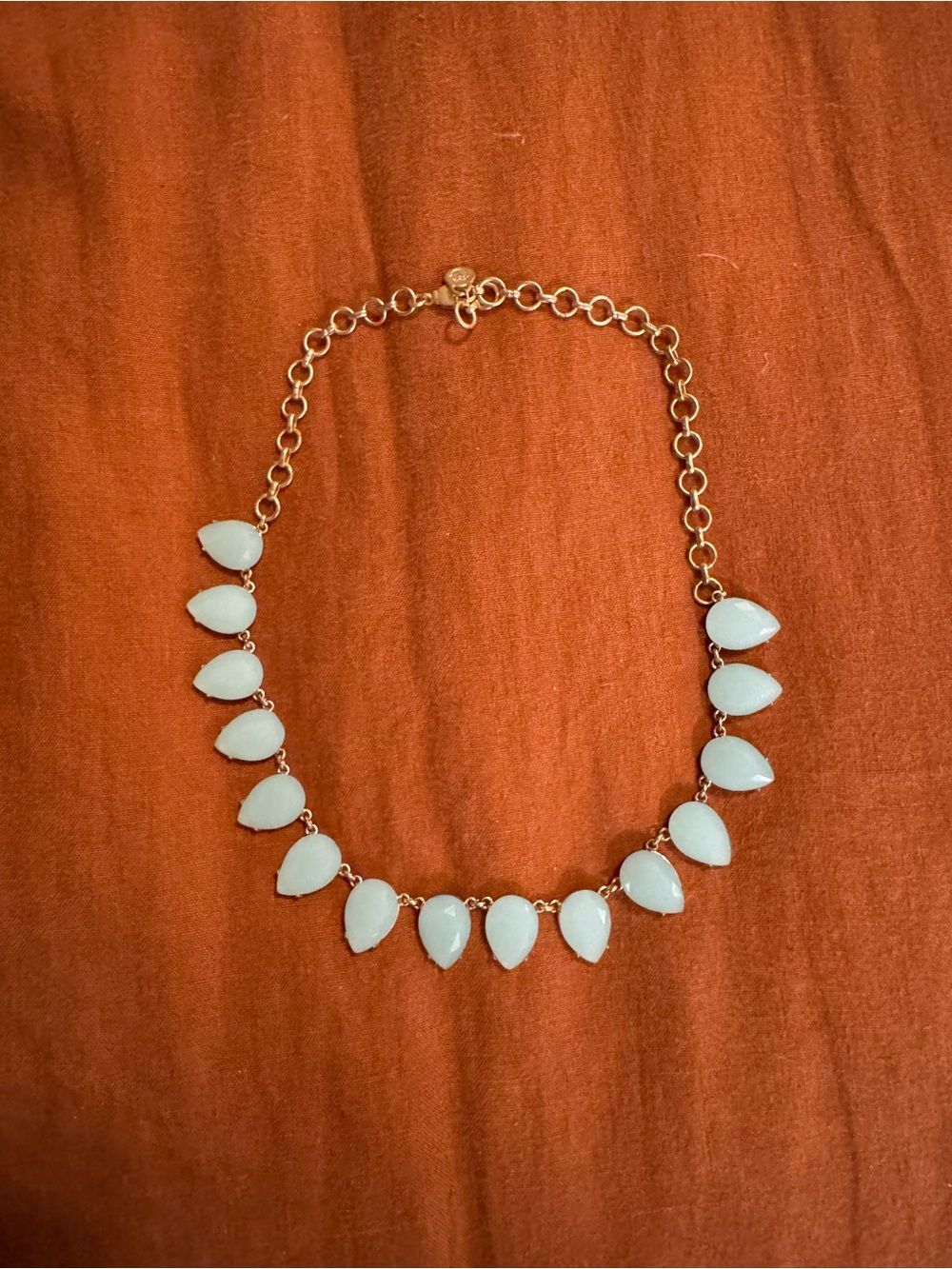 Stella and Dot Light Turquoise/Mint Green Necklace
